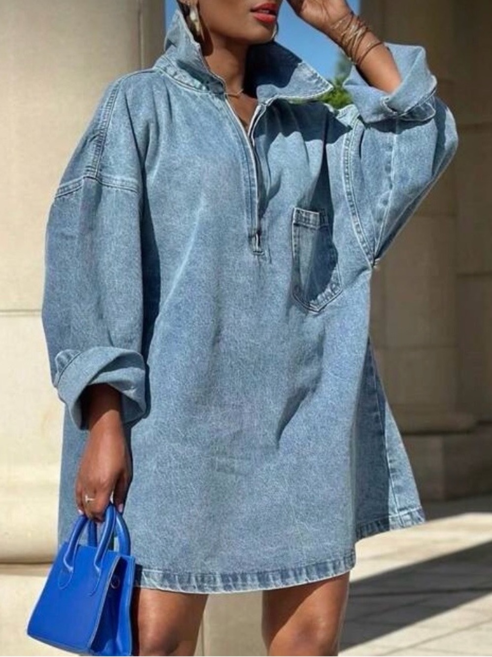 👗 {Denim Dress}